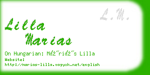 lilla marias business card
